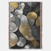 Couverture Cercles géométriques modernes en or et argent (devant Vertical)