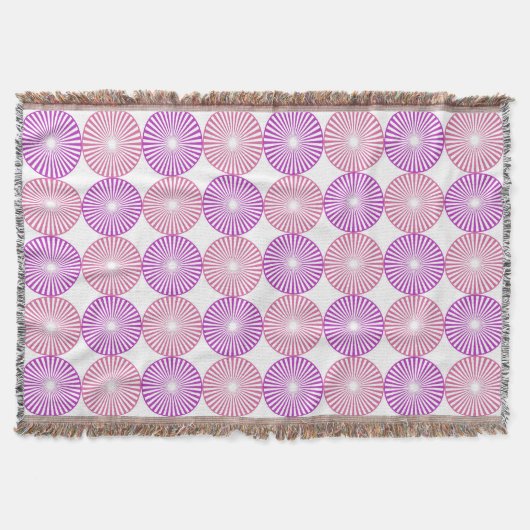 Couverture Cercles rose et violet motif (Devant)
