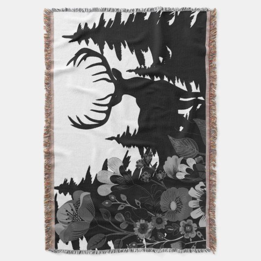 Couverture Cerf avec grand rack hors forêt (devant Vertical)