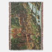 Couverture Cerf blanc et cascade (devant Vertical)