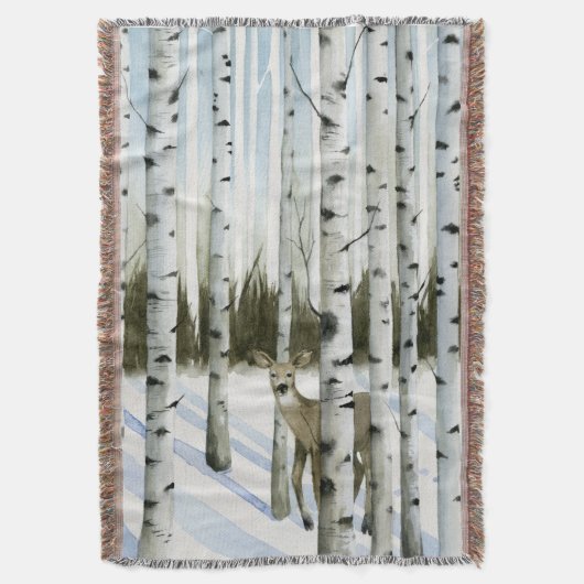 Couverture Cerf en chute de neige (devant Vertical)