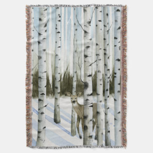 Couverture Cerfs communs en chutes de neige