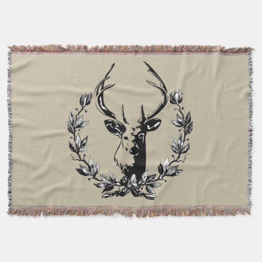 Couverture Cerfs dans les feuilles de laurier (Devant)