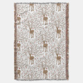 Couverture Cerfs de Noël sur fond blanc (devant Vertical)