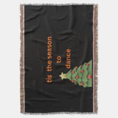 Couverture C'est la saison de danser plaid de Noël (devant Vertical)