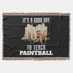 Couverture C'est un bon jour pour enseigner le paintball