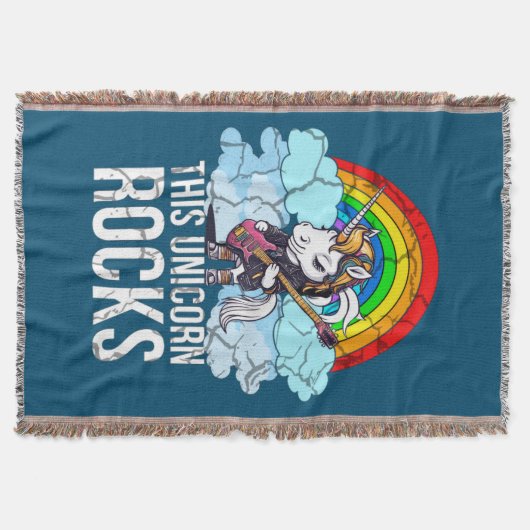 Couverture Cette Unicorn Rocks Guitare (Devant)