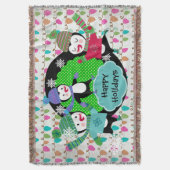 Couverture Chaînes de lumière Patinage Penguins Jeu de vacanc (devant Vertical)