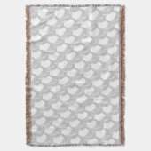 Couverture Chaise grise silhouette motif milieu du siècle (devant Vertical)