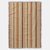 Couverture Chalk Stripes - Camel Tan et or (devant Vertical)