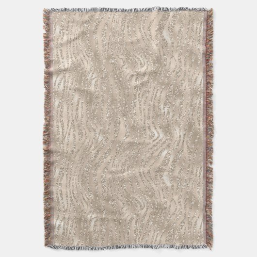 Couverture Champagne Gold White Glitzy Parties scintillant Ze (devant Vertical)