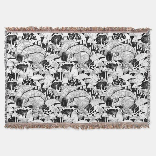 Couverture Champignons noirs et blancs (Devant)