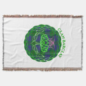 Couverture Chardon celtique écossais de Tartan (Devant)