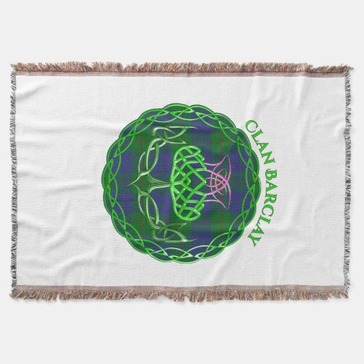 Couverture Chardon celtique écossais de Tartan (Devant)