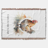 Couverture Charme de la ferme : Aquarelle de poulet (Devant)