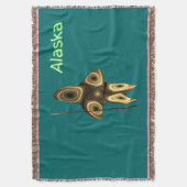 Couverture Chasseur inuit fractal - Alaska (devant Vertical)