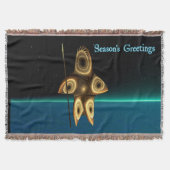 Couverture Chasseur inuit fractal - Bonnes Fêtes (Devant)