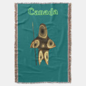 Couverture Chasseur inuit fractal - Canada (devant Vertical)