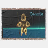 Couverture Chasseur inuit fractal - Canada (Devant)