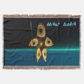 Couverture Chasseur inuit fractal - Kuvianak Innovia (Devant)