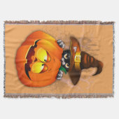 Couverture Chat à sorcière mignonne et amis Citrouilles d'Hal (Devant)