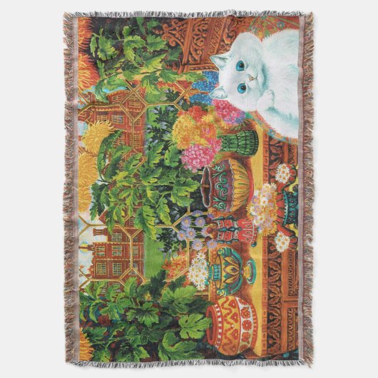 Couverture Chat aux Fleurs, Louis Wain (devant Vertical)