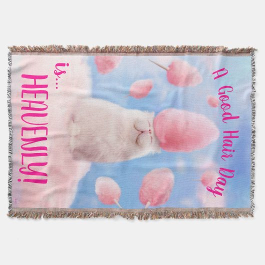 Couverture Chat Avec Coton Candy Cheveux (Devant)