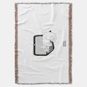 Couverture Chat Blanc Dormir Sur L'Ordinateur Portable Jeter  (devant Vertical)