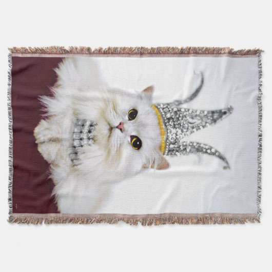 Couverture Chat dans une couronne (Devant)