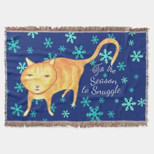 Couverture Chat de Noël Warm Fuzzies & Winter Flurries