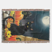 Couverture Chat d'Halloween noir (Devant)