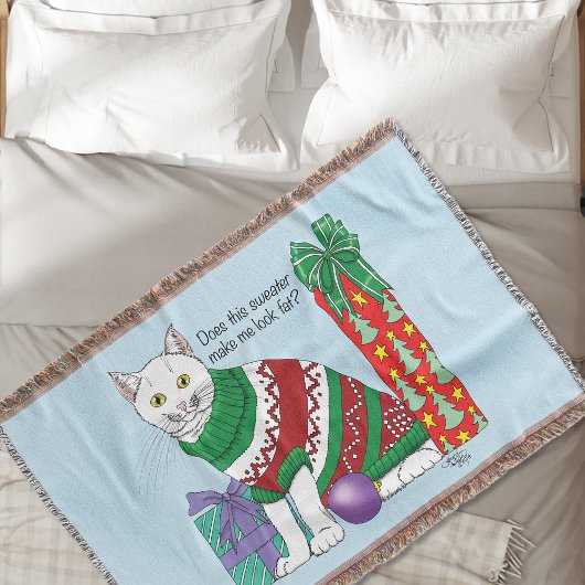 Couverture Chat drôle moche de Noël