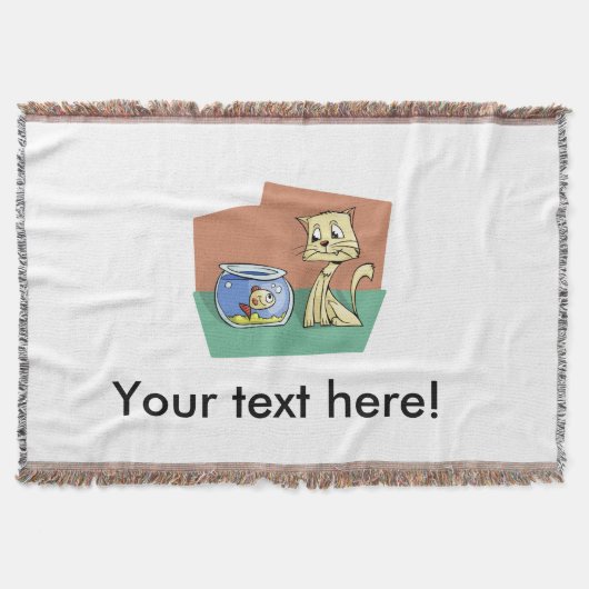 Couverture Chat et cuvette de poisson (Devant)