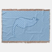 Couverture Chat japonais - Kimono bleu (Devant)