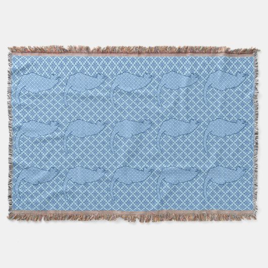 Couverture Chat japonais - Kimono bleu (Devant)