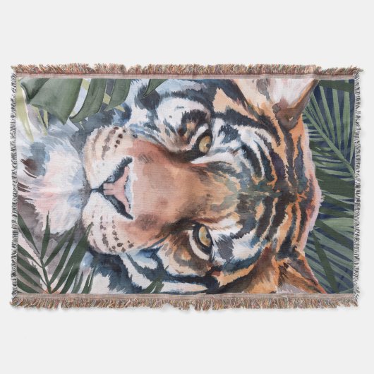 Couverture Chat Jungle - Tigre (Devant)