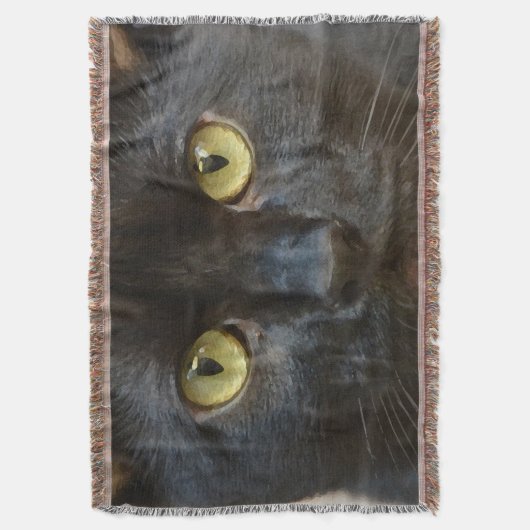 Couverture chat noir (devant Vertical)