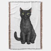 Couverture chat noir (devant Vertical)