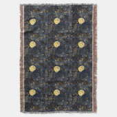 Couverture Chat noir du Motif Ciel étoilé (devant Vertical)