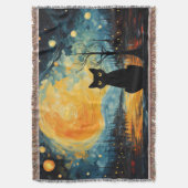 Couverture Chat noir et nuit étoilée (devant Vertical)