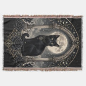 Couverture Chat noir Lune gothique Céleste Romance sombre (Devant)