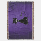 Couverture Chat noir pourpre dallé (devant Vertical)