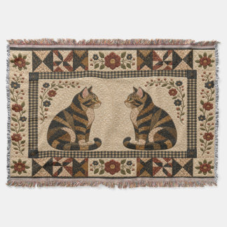 Couverture chat tigré
