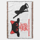 Couverture Chat Valentine - Mon coeur est à vous sur blanc | (devant Vertical)