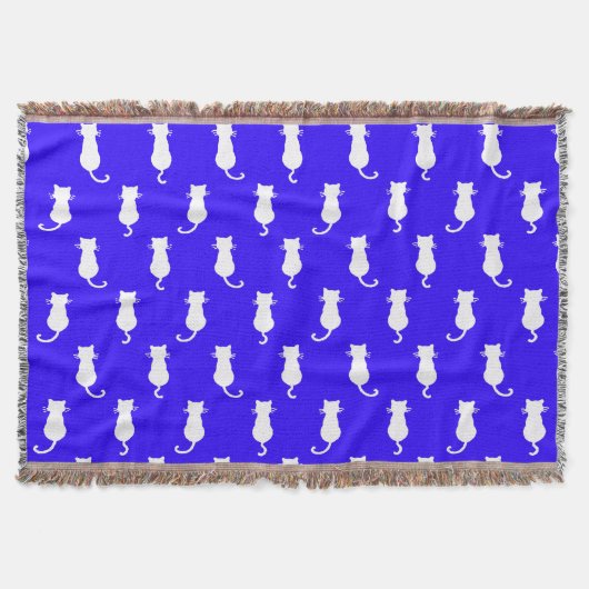 Couverture Chats Fantaisistes Forever Bleu Royal (Devant)