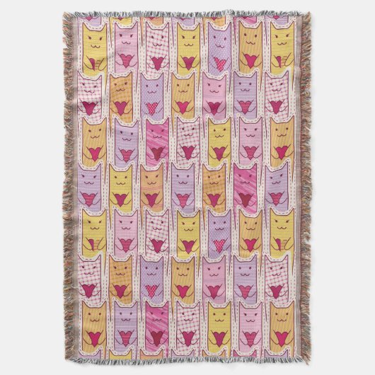 Couverture Chats mignons avec les coeurs affectueux (devant Vertical)