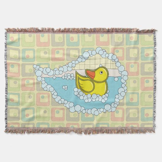 Couverture Chaucer le canard en caoutchouc Jeter la couvertur (Devant)