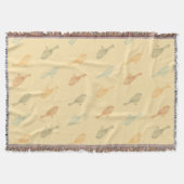 Couverture chaude de jet de motif de Chickadee (Devant)