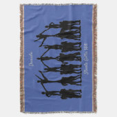 Couverture Cheerlead "Stunts Gotta Hit" Bleu / Argent (devant Vertical)