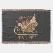 Couverture Cheetah Styled Christmas Throw Blanket (Devant)